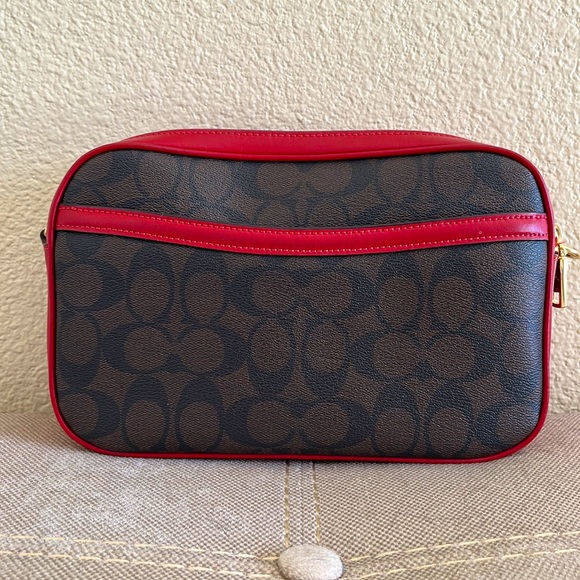 Coach Jes Crossbody / 1941 Red Signature Canvas - Picture 2 of 10